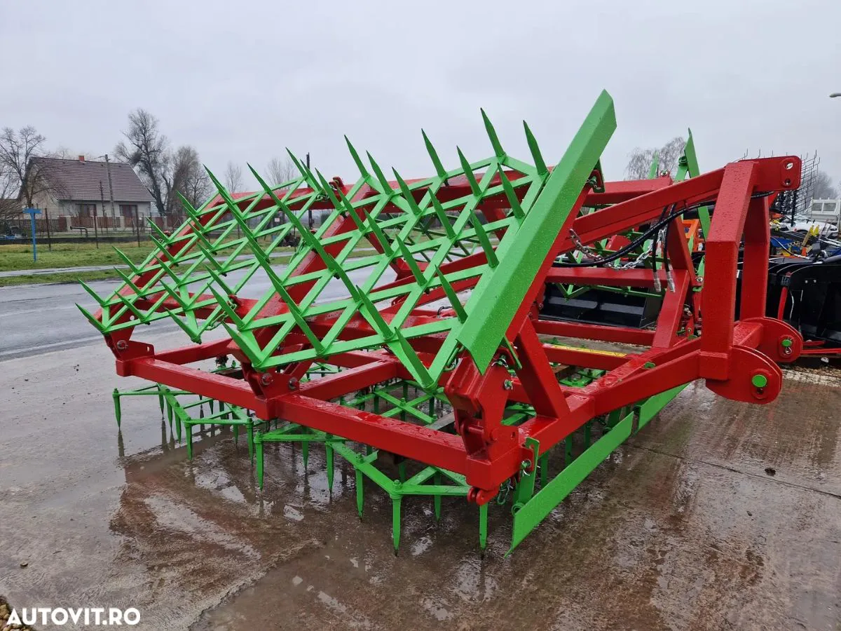 Grapa cu colti Letak 2 randuri de table Terraking utilaje agricole Salonta (2) Grapa cu colti Letak 2 randuri de table Terra King Salonta Utilaje Agricole Oradea Bihor