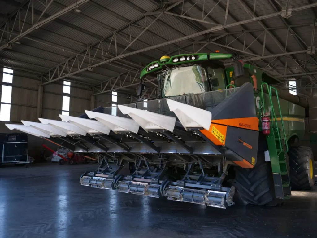 Echipament recoltat floarea soarelui Optigep NAS HZ Terra King Salonta Utilaje Agricole Oradea Bihor