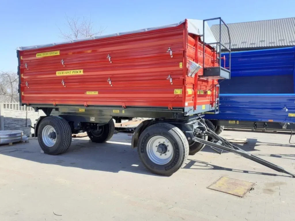 Remorca Techmont Dubluax 12T Seria PTD Terra King Salonta Utilaje Agricole Oradea Bihor