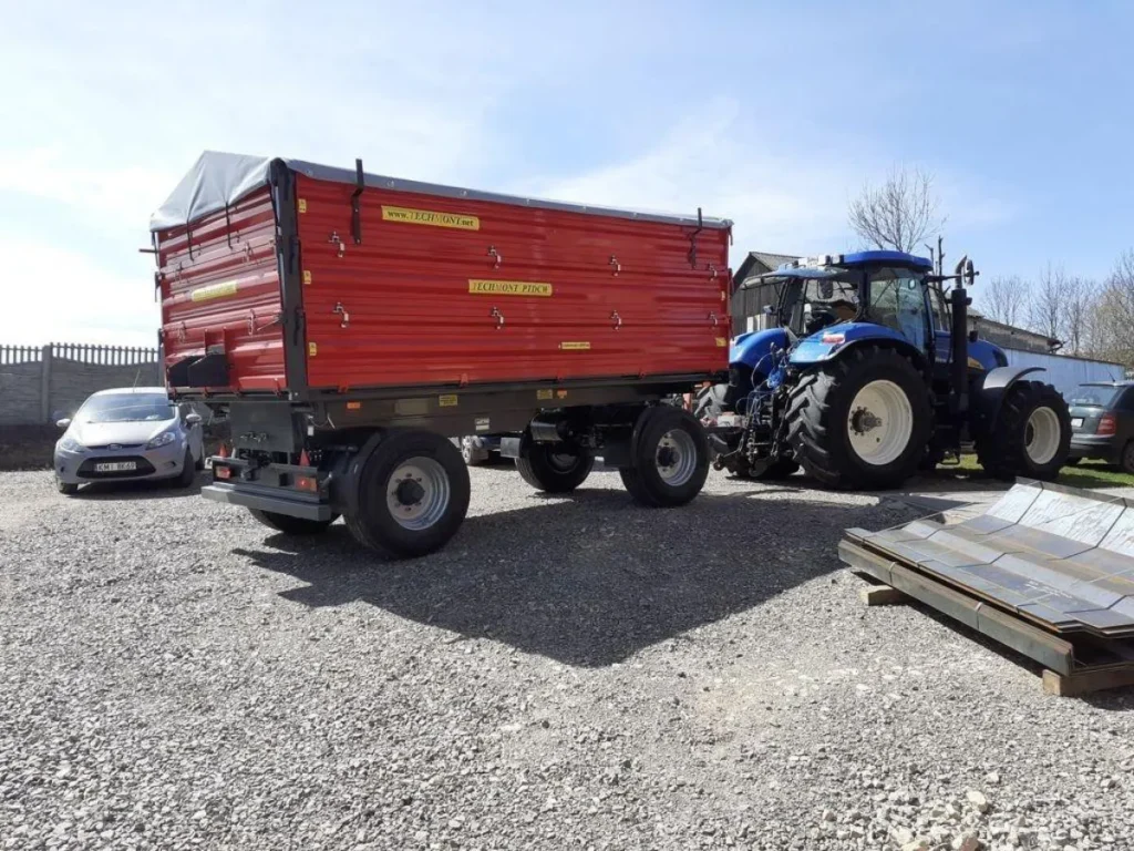 Remorca Techmont Dubluax 12T Seria PTD Terra King Salonta Utilaje Agricole Oradea Bihor