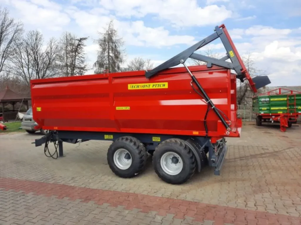Remorca Techmont Tandem Deschidere hidraulic 10T seria PTTCW110 Terra King Salonta Utilaje Agricole Oradea Bihor