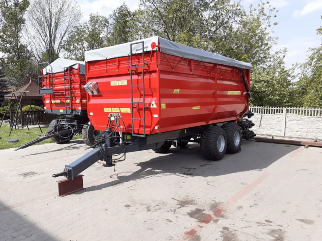 Remorca Techmont Tandem Deschidere hidraulic 12T seria PTTCW112 Terra King Salonta Utilaje Agricole Oradea Bihor