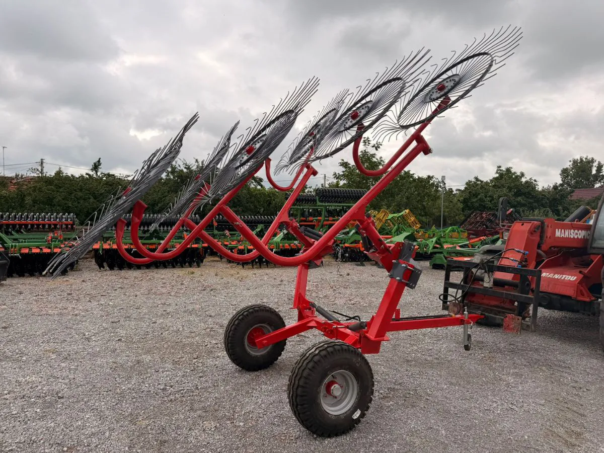 Grebla tip soare V rabatabil tractat IMUM Terraking utilaje agricole salonta bihor oradea (1) Grebla tip soare V rabatabil tractat IMUM Terraking utilaje agricole salonta bihor oradea